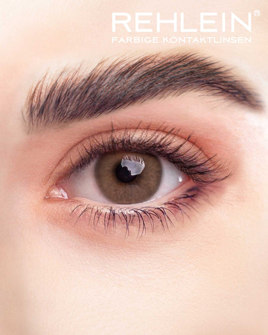Farbige Kontaktlinsen Braun| REHLEIN Haselnussbraun
