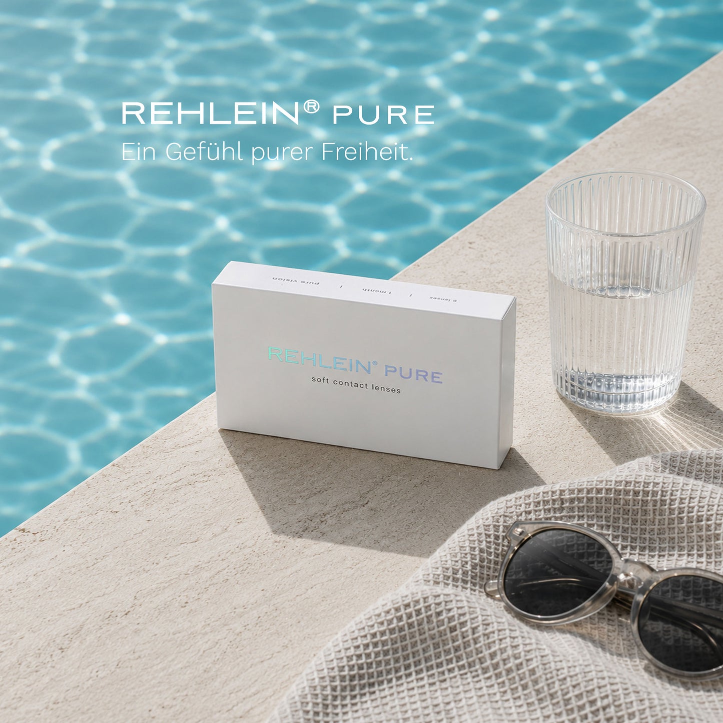 REHLEIN® PURE Sphärische Monatslinsen | 6er-Pack
